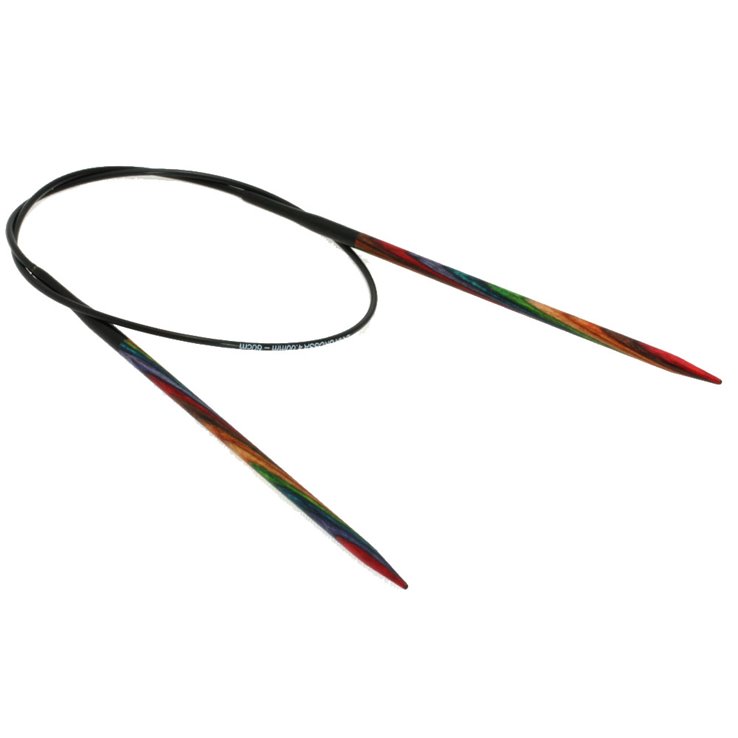Lana Grossa Pyöröpuikot Design-puu Multicolor 4,0mm/60cm