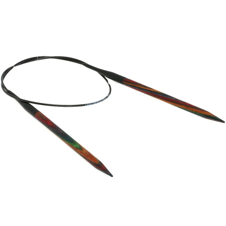 Lana Grossa Pyöröpuikot Design-puu Multicolor 6,0mm/60cm