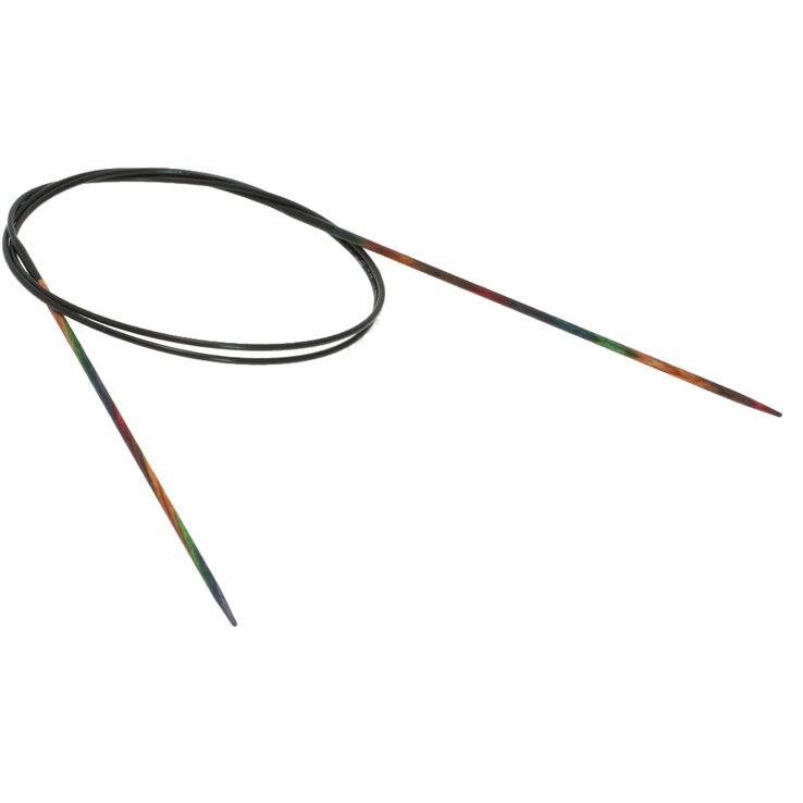 Lana Grossa Pyöröpuikot Design-puu Multicolor 2,0mm/80cm