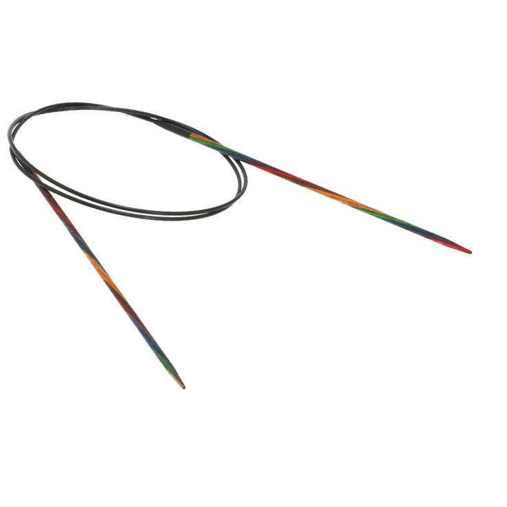 Lana Grossa Pyöröpuikot Design-puu Multicolor 2,5mm/80cm