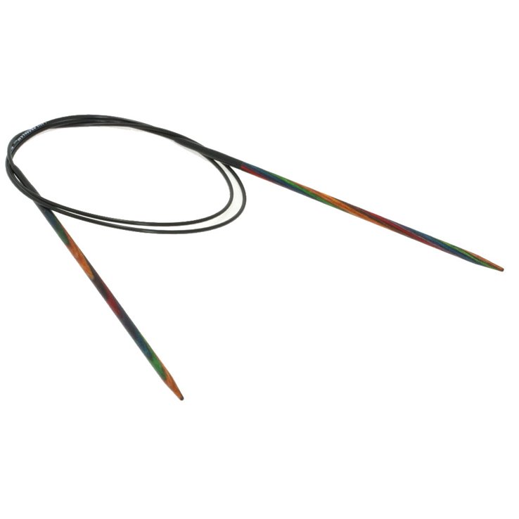 Lana Grossa Pyöröpuikot Design-puu Multicolor 3,0mm/80cm