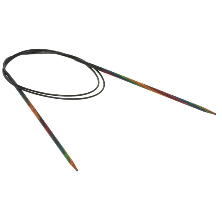 Lana Grossa Pyöröpuikot Design-puu Multicolor 3,25mm/80cm