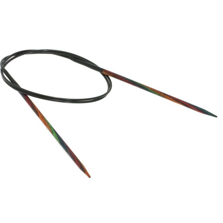 Lana Grossa Pyöröpuikot Design-puu Multicolor 3,5mm/80cm