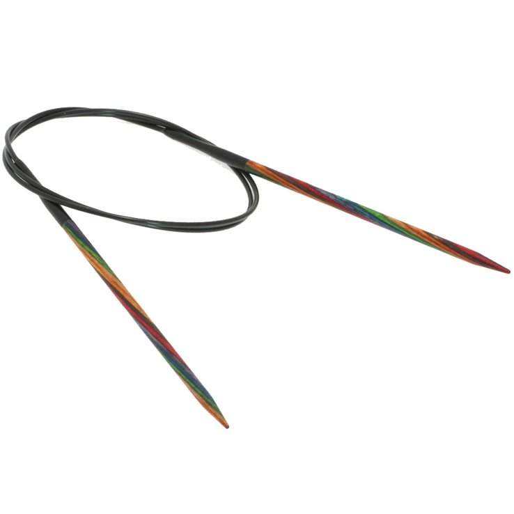 Lana Grossa Pyöröpuikot Design-puu Multicolor 4,0mm/80cm