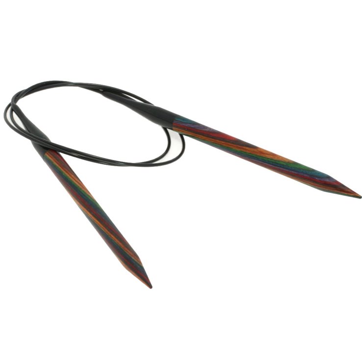 Lana Grossa Pyöröpuikot Design-puu Multicolor 8,0mm/80cm