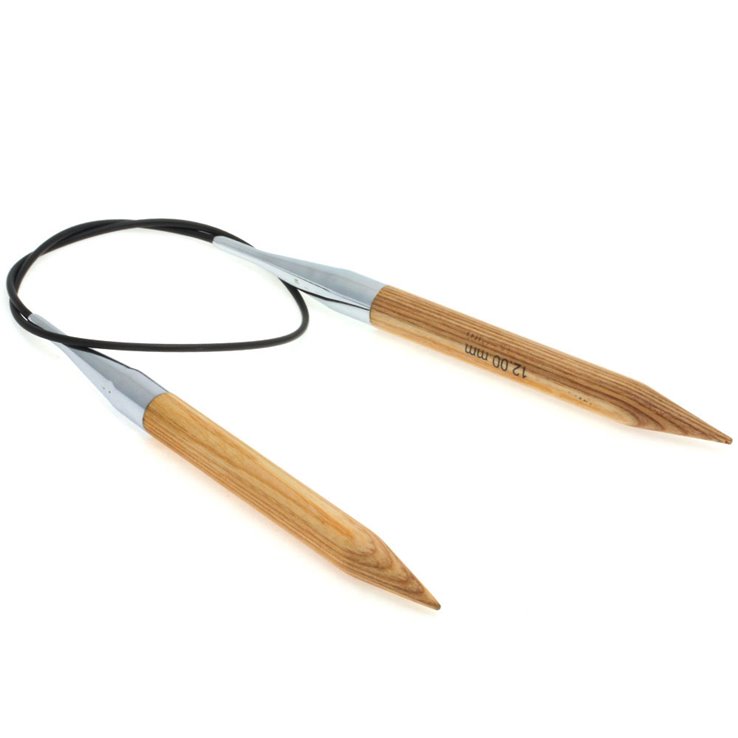 Lana Grossa Pyöröpuikot Design-puu Natur 12,0mm/60cm