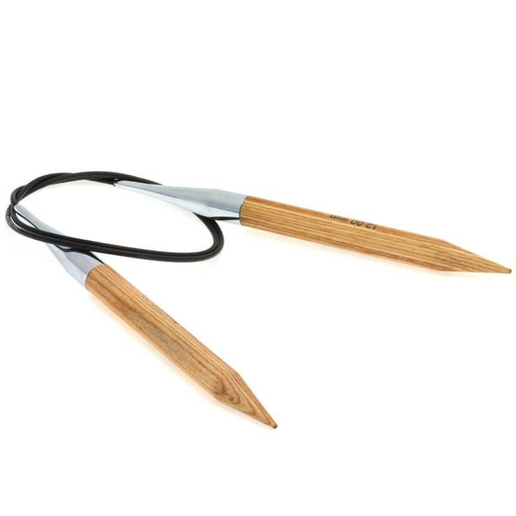 Lana Grossa Pyöröpuikot Design-puu Natur 12,0mm/80cm