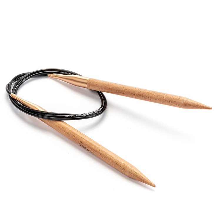 Lana Grossa Pyöröpuikot pyökki 9,0mm/100cm