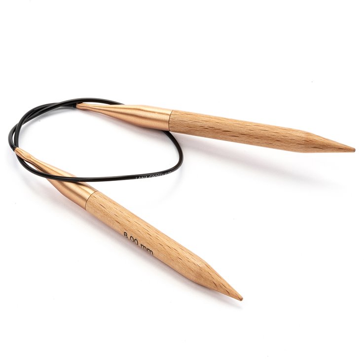 Lana Grossa Pyöröpuikot pyökki 8,0mm/40cm