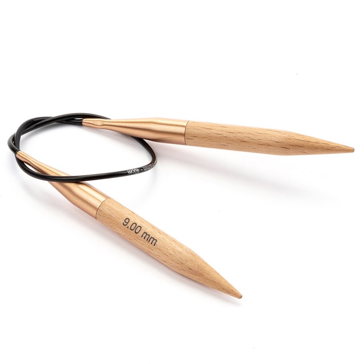 Lana Grossa Pyöröpuikot pyökki 9,0mm/40cm