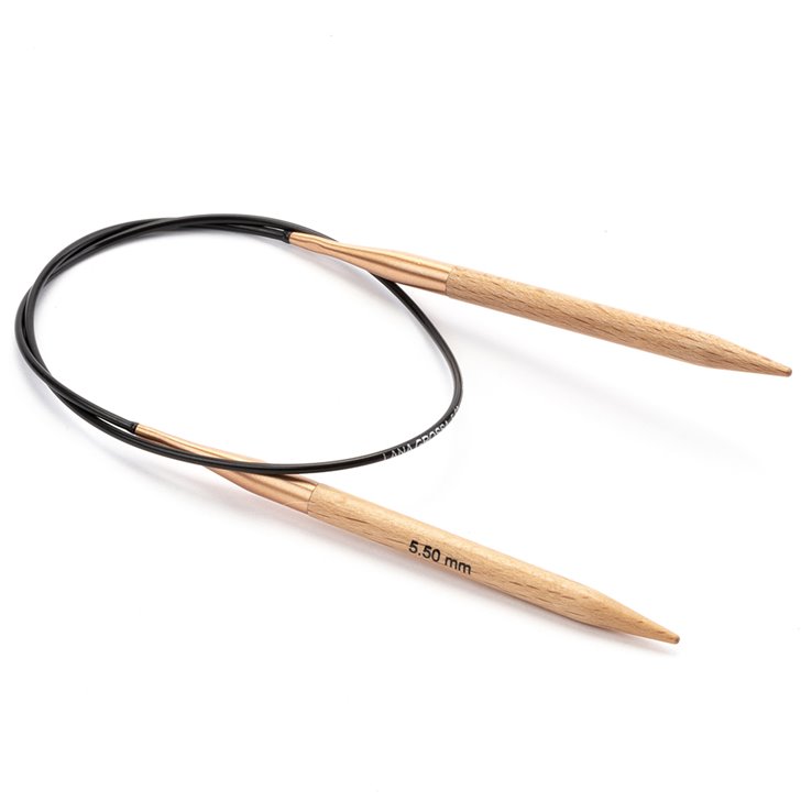 Lana Grossa Pyöröpuikot pyökki 5,5mm/50cm