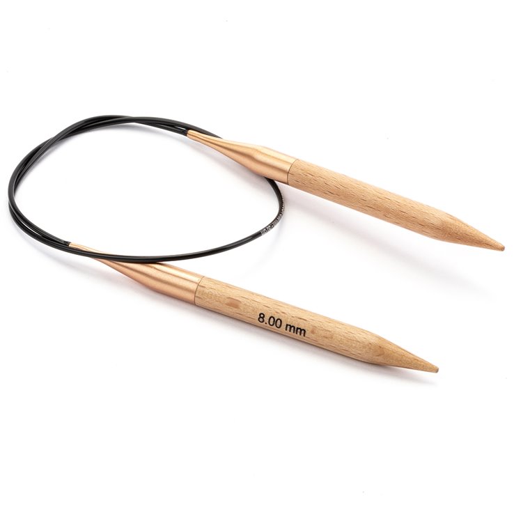 Lana Grossa Pyöröpuikot pyökki 8,0mm/50cm