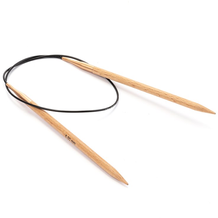 Lana Grossa Pyöröpuikot pyökki 6,0mm/60cm