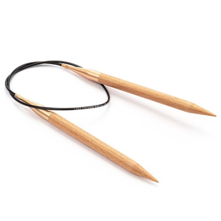 Lana Grossa Pyöröpuikot pyökki 9,0mm/60cm