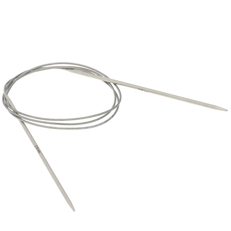 Lana Grossa Pyöröpuikko ruostumaton teräs 2,5mm/100cm