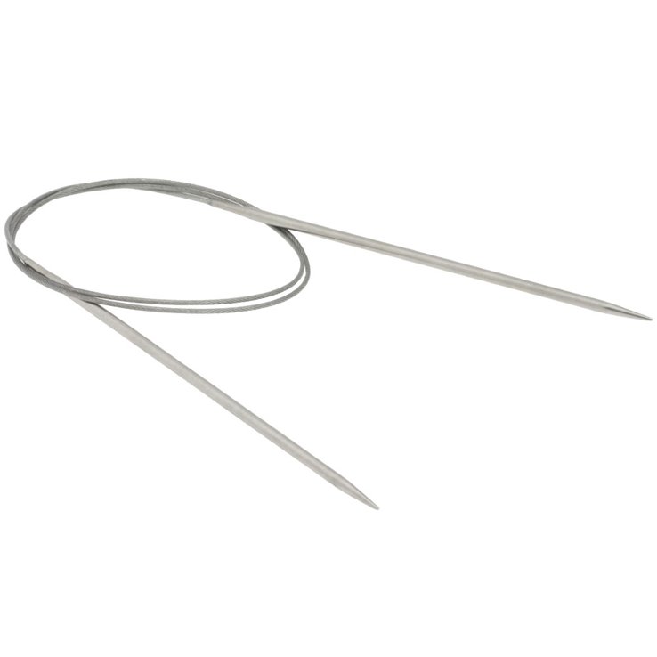 Lana Grossa Pyöröpuikko ruostumaton teräs 3,5mm/100cm