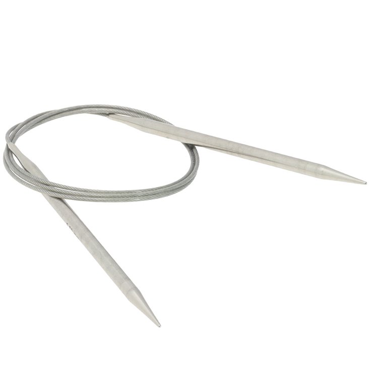Lana Grossa Pyöröpuikko ruostumaton teräs 5,5mm/100cm