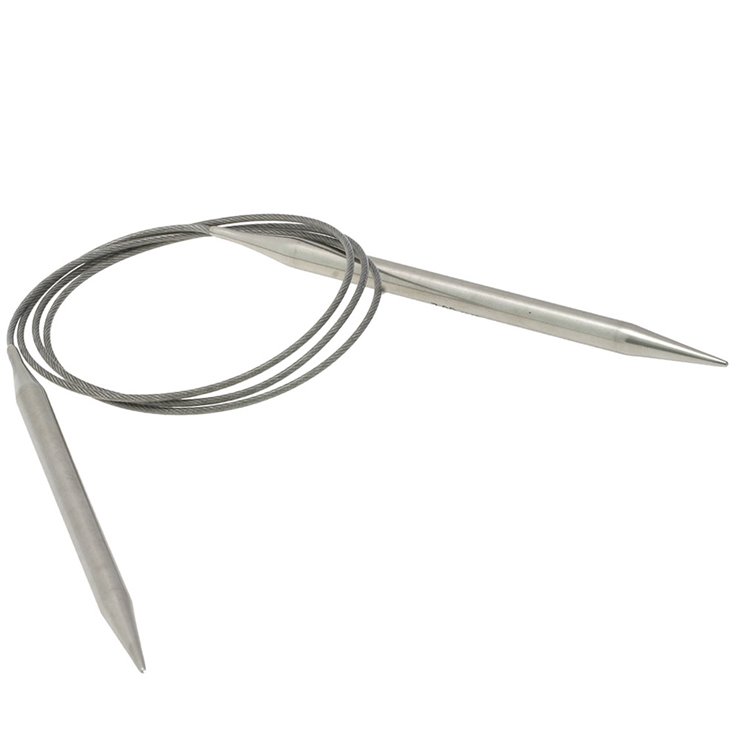 Lana Grossa Pyöröpuikko ruostumaton teräs 7,0mm/100cm