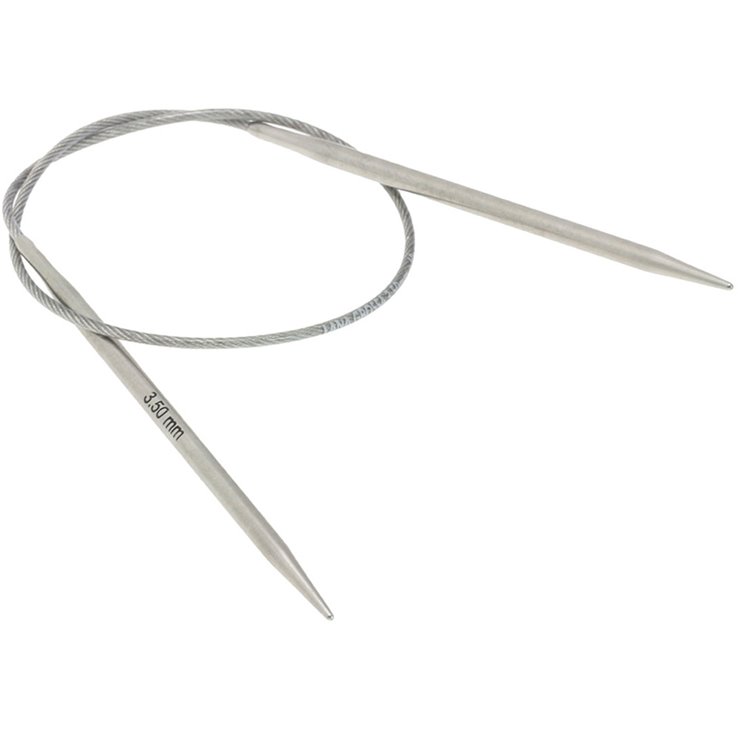 Lana Grossa Pyöröpuikko ruostumaton teräs 3,5mm/40cm