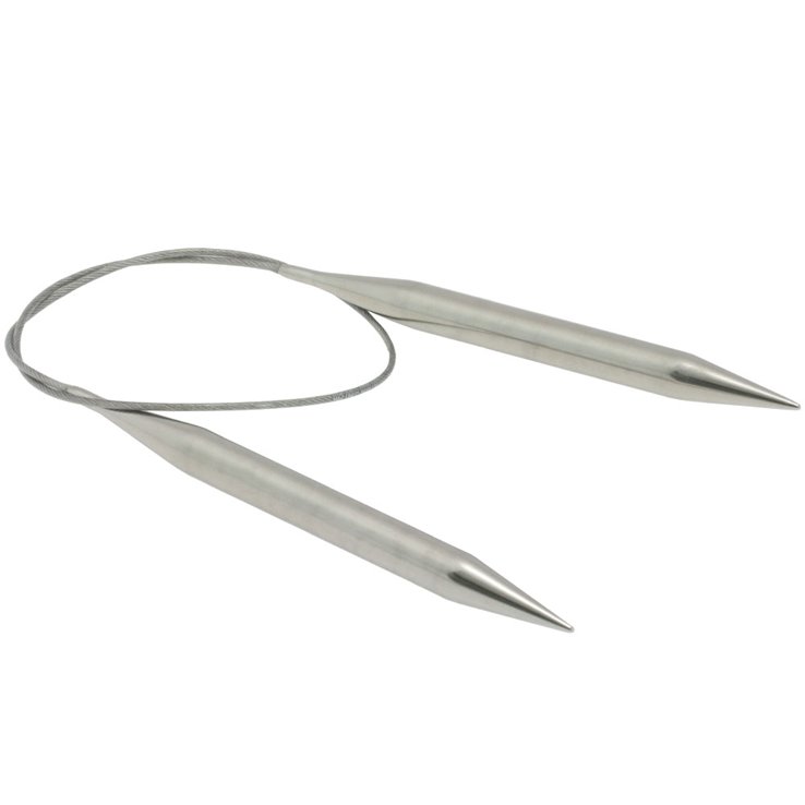 Lana Grossa Pyöröpuikko ruostumaton teräs 10,0mm/60cm