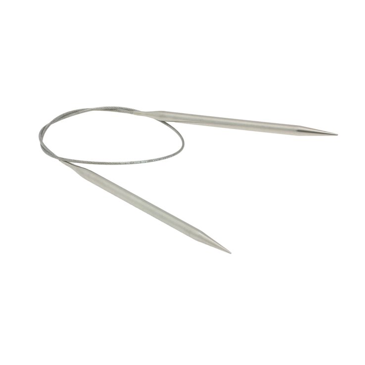 Lana Grossa Pyöröpuikko ruostumaton teräs 6,5mm/60cm
