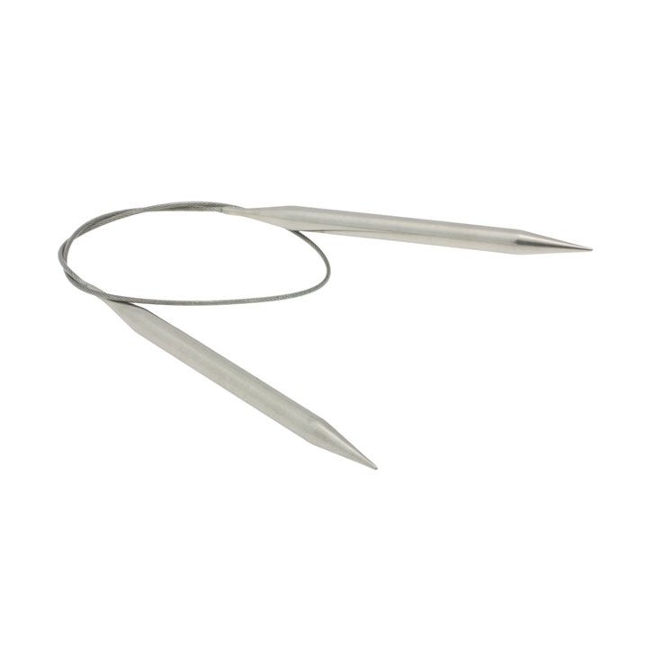 Lana Grossa Pyöröpuikko ruostumaton teräs 8,0mm/60cm