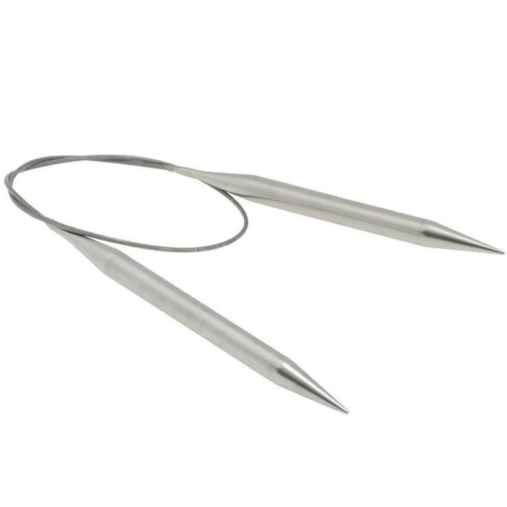 Lana Grossa Pyöröpuikko ruostumaton teräs 9,0mm/60cm