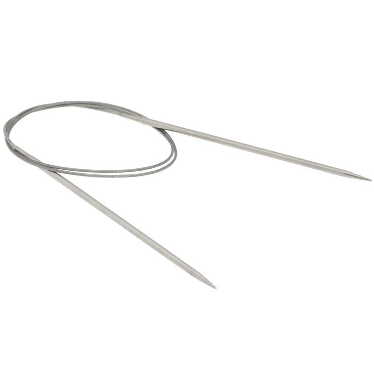 Lana Grossa Pyöröpuikko ruostumaton teräs 3,0mm/80cm