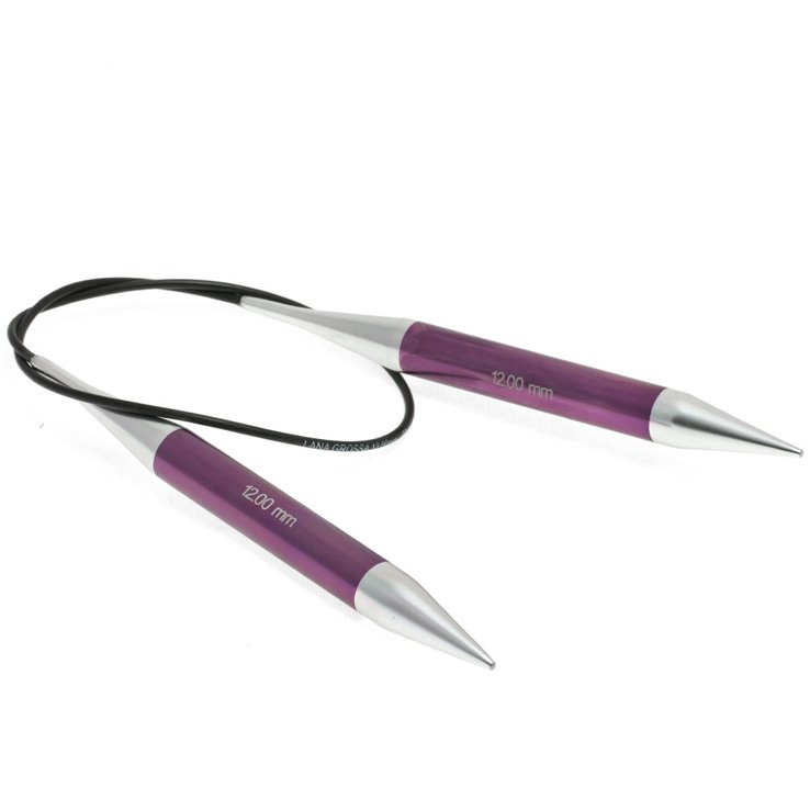 Lana Grossa Pyöröpuikko Alumiini Rainbow 12,0mm/60cm