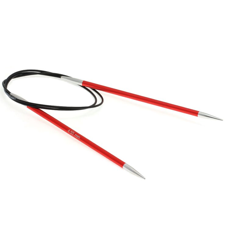 Lana Grossa Pyöröpuikko Alumiini Rainbow 4,5mm/80cm
