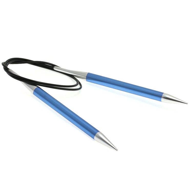 Lana Grossa Pyöröpuikko Alumiini Rainbow 9,0mm/100cm